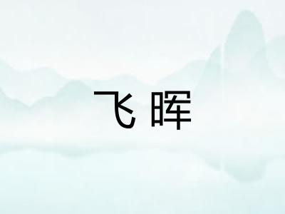 飞晖