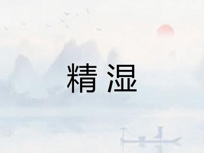 精湿