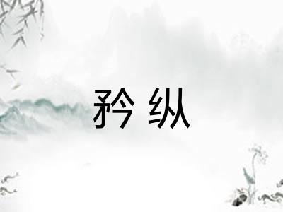 矜纵