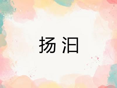 扬汩