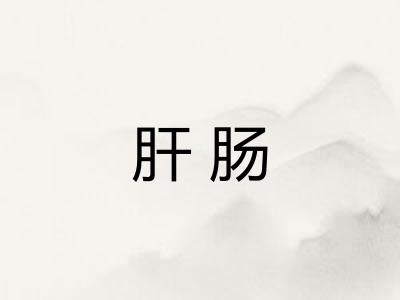 肝肠