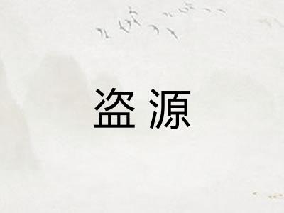 盗源