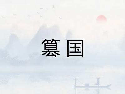 篡国