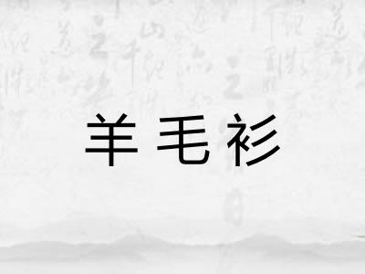 羊毛衫