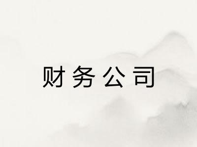 财务公司