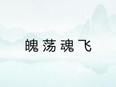 魄荡魂飞