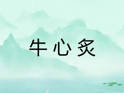 牛心炙