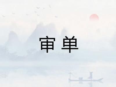 审单