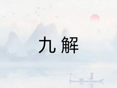 九解