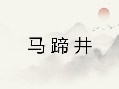 马蹄井