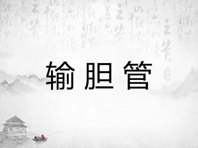 输胆管