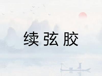 续弦胶