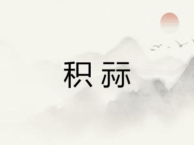 积祘