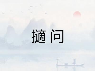 擿问