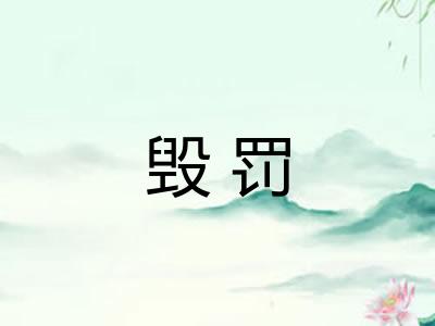 毁罚