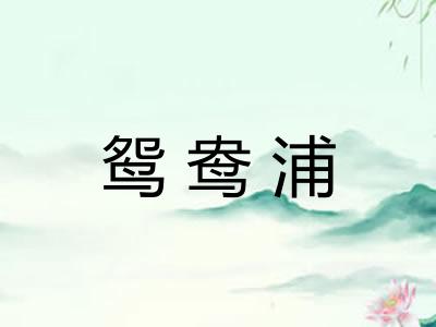 鸳鸯浦