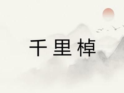 千里棹