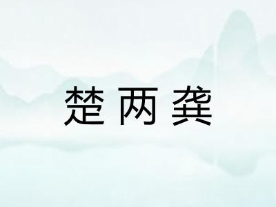 楚两龚