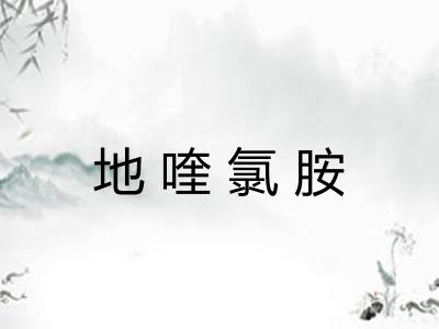 地喹氯胺