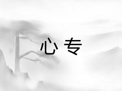 心专