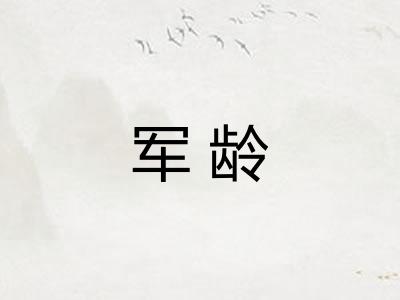 军龄