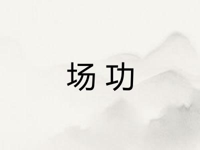 场功