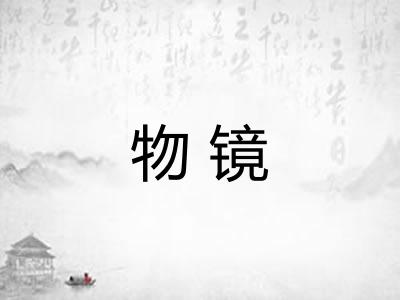 物镜