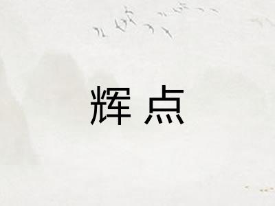 辉点
