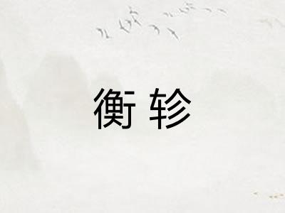 衡轸