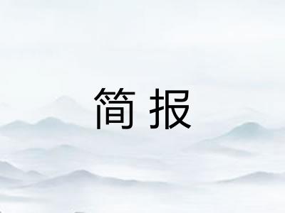 简报