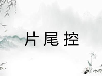 片尾控