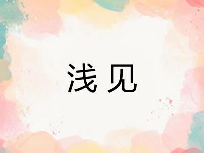 浅见