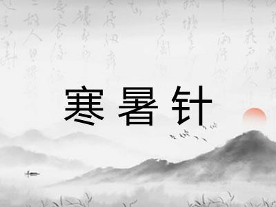 寒暑针