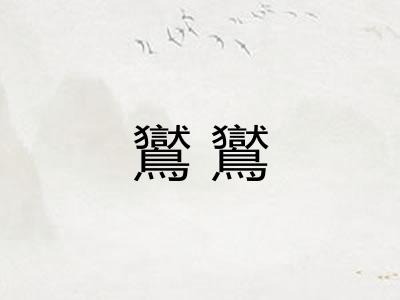 鸑鸑