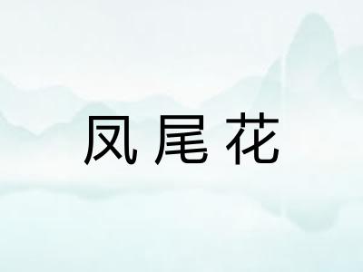 凤尾花