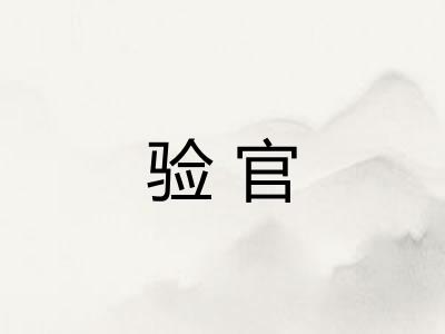 验官