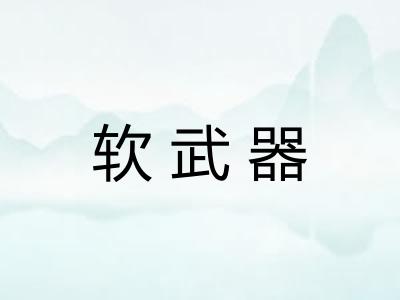 软武器