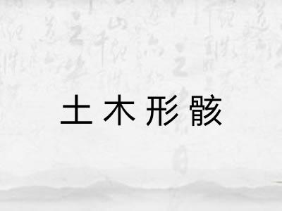 土木形骸