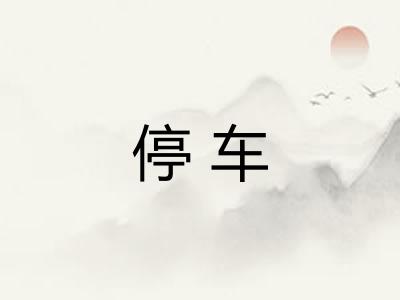 停车
