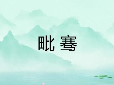 毗骞