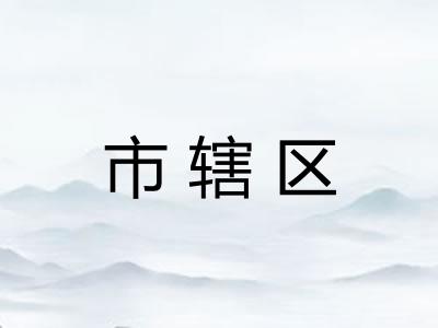 市辖区