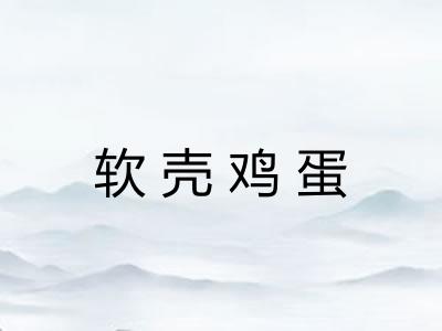 软壳鸡蛋