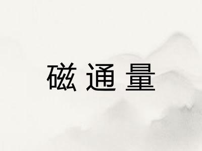 磁通量