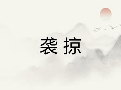 袭掠