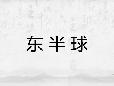东半球