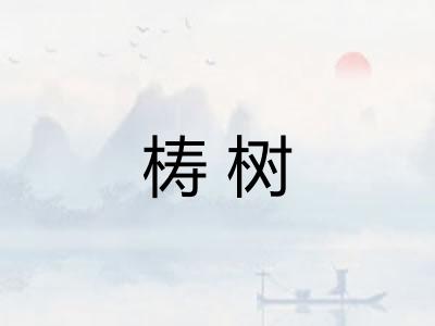 梼树