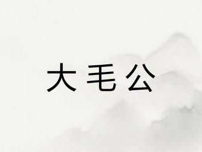 大毛公