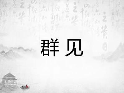 群见