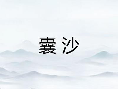 囊沙
