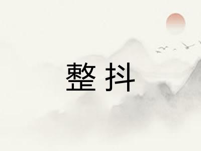 整抖